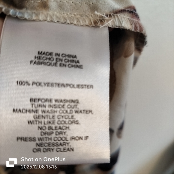 Women's Jones New York Watercolor Floral Tunic Size Large - Picture 4 of 5